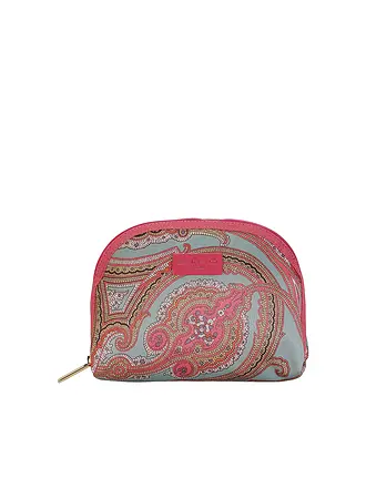 ETRO | Kosmetiktasche - Beauty Case (54 Türkis / Rot) | 